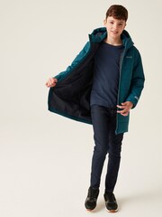 Regatta Blue Kids Lakiver Long Line Jacket - Image 3 of 6