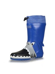 Regatta Blue Kids Mudplay Animal Print Wellies - Image 3 of 6