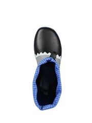 Regatta Blue Kids Mudplay Animal Print Wellies - Image 5 of 6