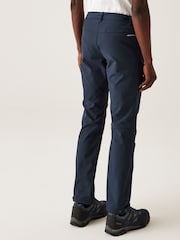 Regatta Blue Mens Geo II Softshell Walking Trousers - Image 2 of 6