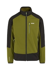 Regatta Green Mens Moutdale Softshell Jacket - Image 7 of 9