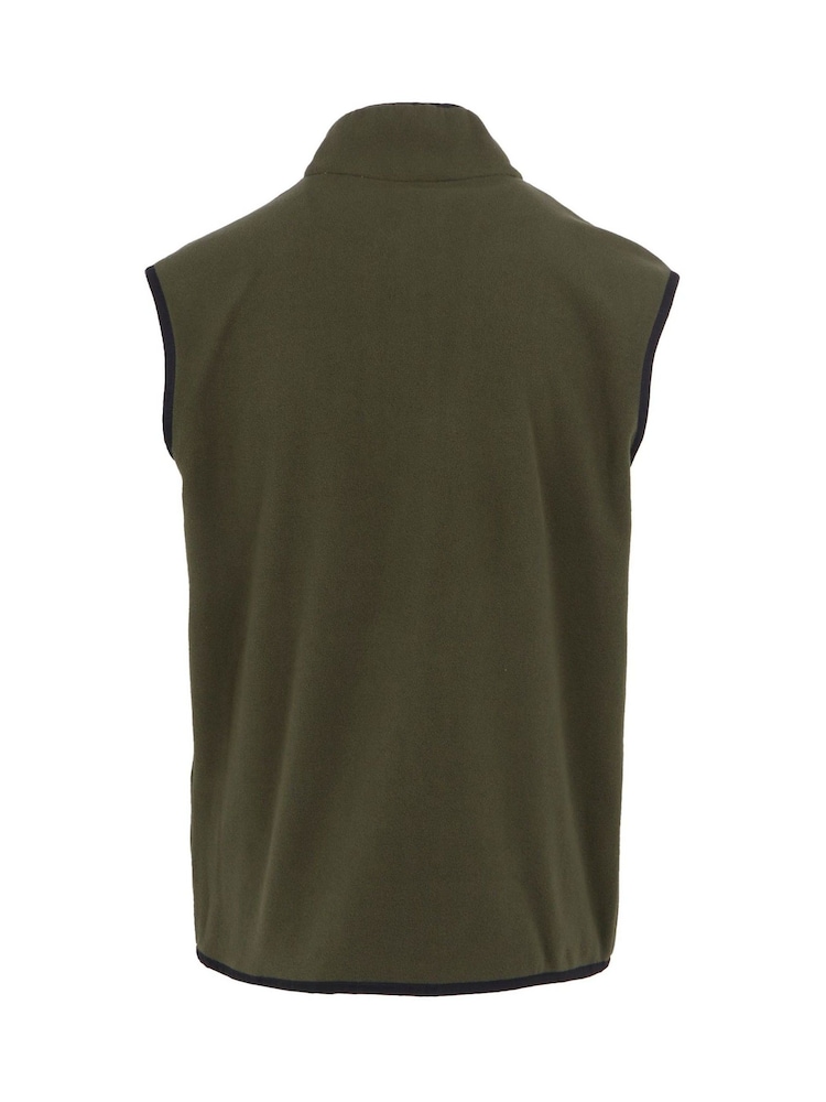 Regatta Green Mens Frankie Microfleece Body Warmer - Image 6 of 6