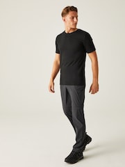 Regatta Grey Mens Travel Light Zip Off Packaway Trousers - Image 3 of 9