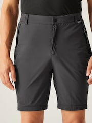 Regatta Grey Mens Travel Light Zip Off Packaway Trousers - Image 4 of 9