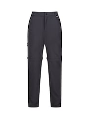 Regatta Grey Mens Travel Light Zip Off Packaway Trousers - Image 7 of 9