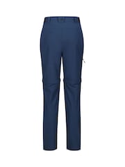 Regatta Blue Mens Travel Light Zip Off Packaway Trousers - Image 8 of 9