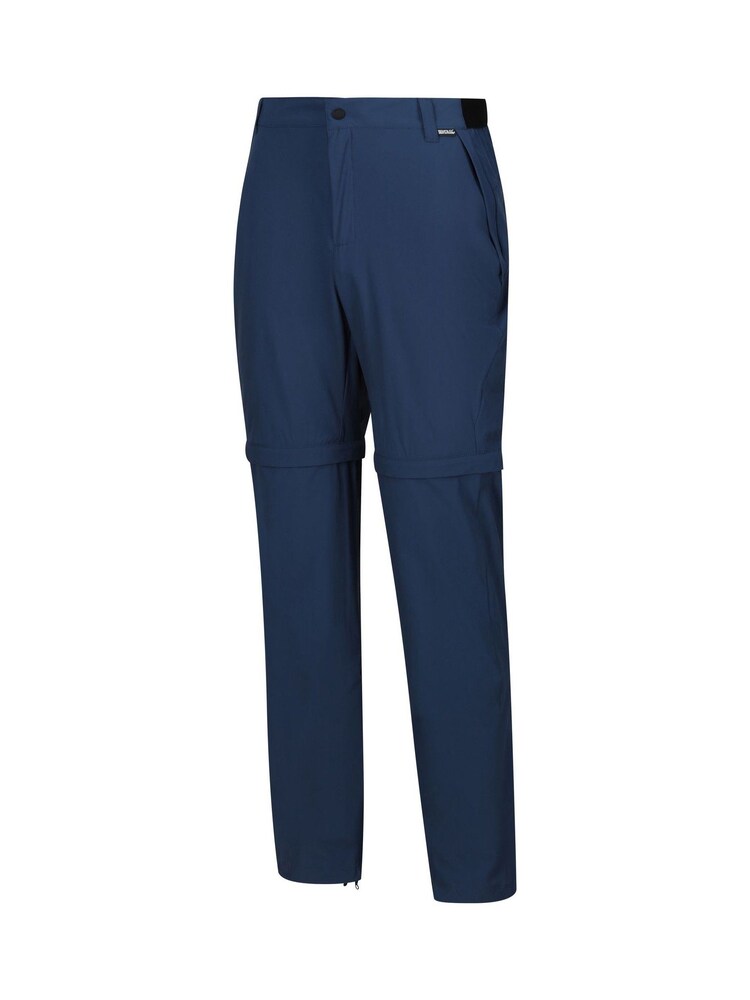 Regatta Blue Mens Travel Light Zip Off Packaway Trousers - Image 9 of 9 Regatta Blue Mens Travel Light Zip Off Packaway Trousers - Image 9 of 9