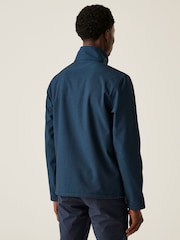 Regatta Blue Shower Resistant Cera V Full Zip Softshell Jacket - Image 2 of 7
