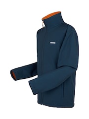 Regatta Blue Shower Resistant Cera V Full Zip Softshell Jacket - Image 5 of 7