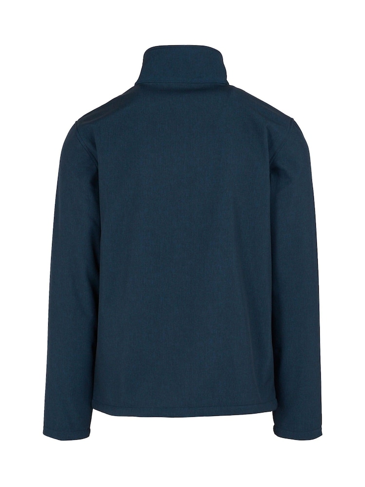 Regatta Blue Shower Resistant Cera V Full Zip Softshell Jacket - Image 7 of 7