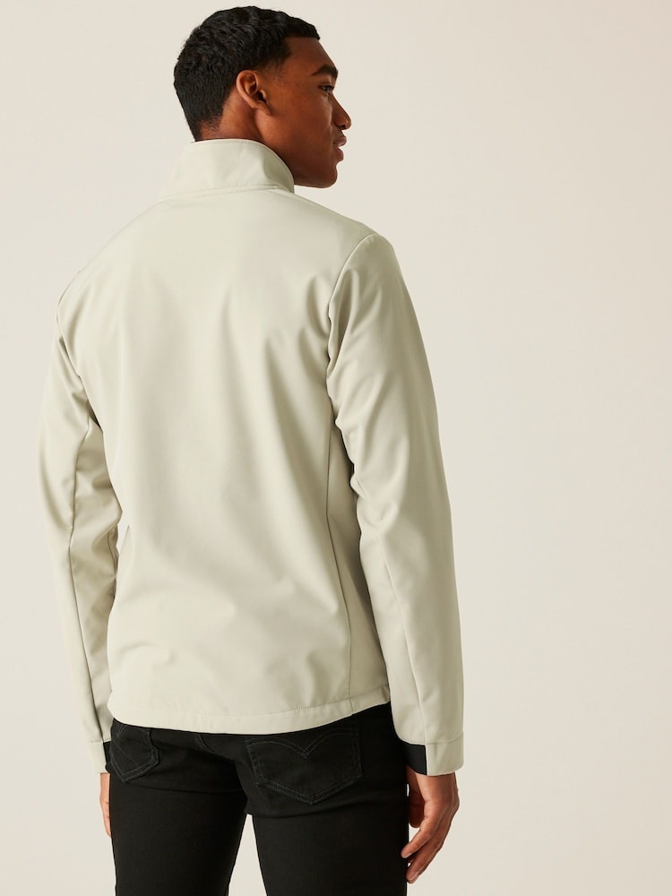 Regatta Cream Mens Dendrick Softshell Jacket - Image 2 of 9