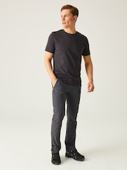 Regatta Grey Mens Mountain Zip Off Walking Trousers - Image 3 of 9