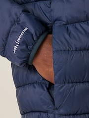 Regatta Blue Mens Hooded Marizion Baffled Jacket - Image 5 of 9