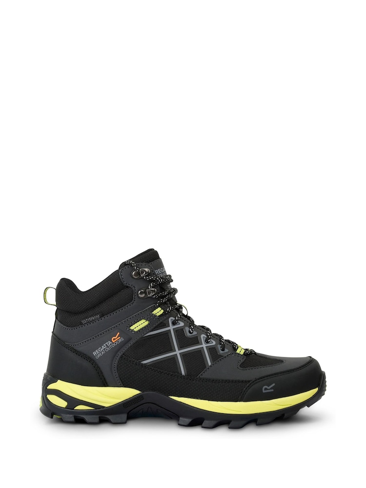 Regatta Coal black Mens Samaris III Walking Boots - Image 1 of 6