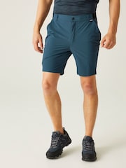 Regatta Blue Mens Travel Light Packaway Shorts - Image 1 of 9