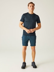 Regatta Blue Mens Travel Light Packaway Shorts - Image 3 of 9