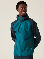 Regatta Blue Mens Arec III Softshell Jacket - Image 1 of 8