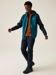 Regatta Blue Mens Arec III Softshell Jacket - Image 3 of 8