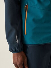 Regatta Blue Mens Arec III Softshell Jacket - Image 4 of 8