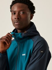 Regatta Blue Mens Arec III Softshell Jacket - Image 5 of 8