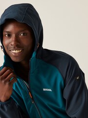 Regatta Blue Mens Arec III Softshell Jacket - Image 6 of 8