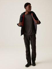 Regatta Black Mens Hewitts X Hooded Softshell Jacket - Image 3 of 8