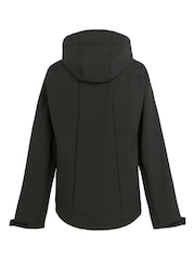 Regatta Black Mens Hewitts X Hooded Softshell Jacket - Image 8 of 8