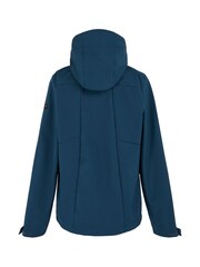Regatta Blue Mens Hewitts X Hooded Softshell Jacket - Image 8 of 8