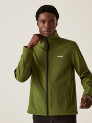 Regatta Green Mens Cera V Softshell Jacket - Image 1 of 7