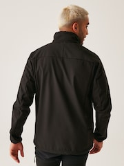 Regatta Black Mens Moutdale Softshell Jacket - Image 2 of 8