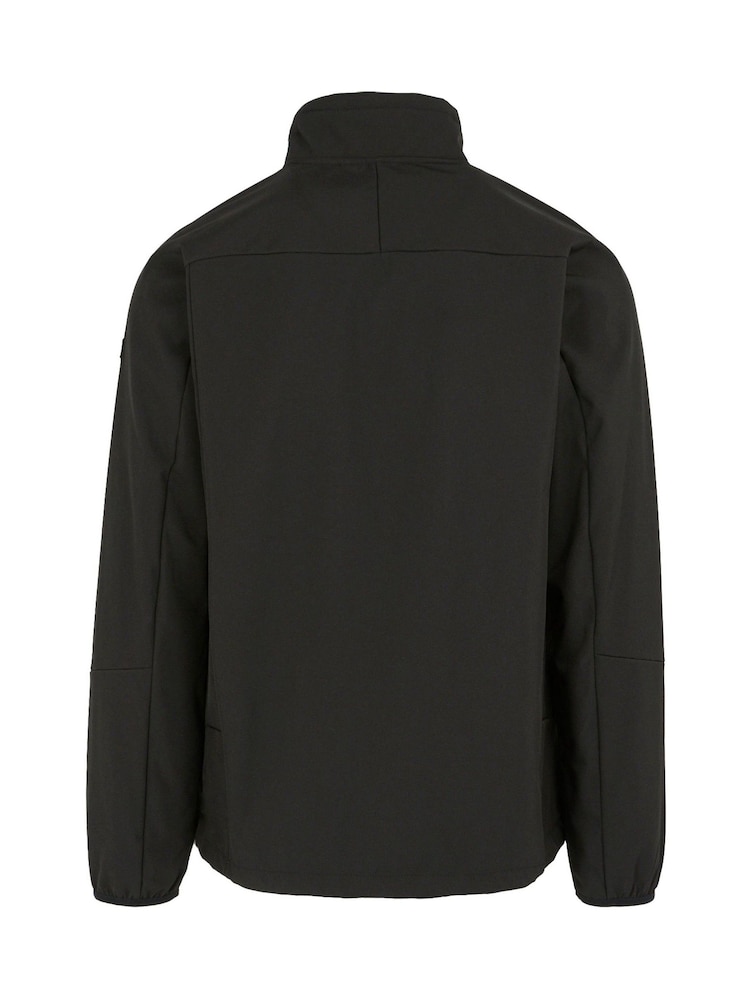 Regatta Black Mens Moutdale Softshell Jacket - Image 8 of 8