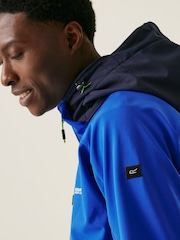Regatta Blue Mens Hewitts X Hooded Softshell Jacket - Image 4 of 8