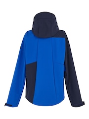 Regatta Blue Mens Hewitts X Hooded Softshell Jacket - Image 8 of 8