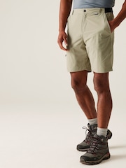 Regatta Green Mens Travel Light Packaway Shorts - Image 1 of 6