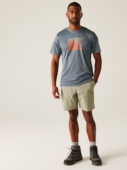 Regatta Green Mens Travel Light Packaway Shorts - Image 3 of 6