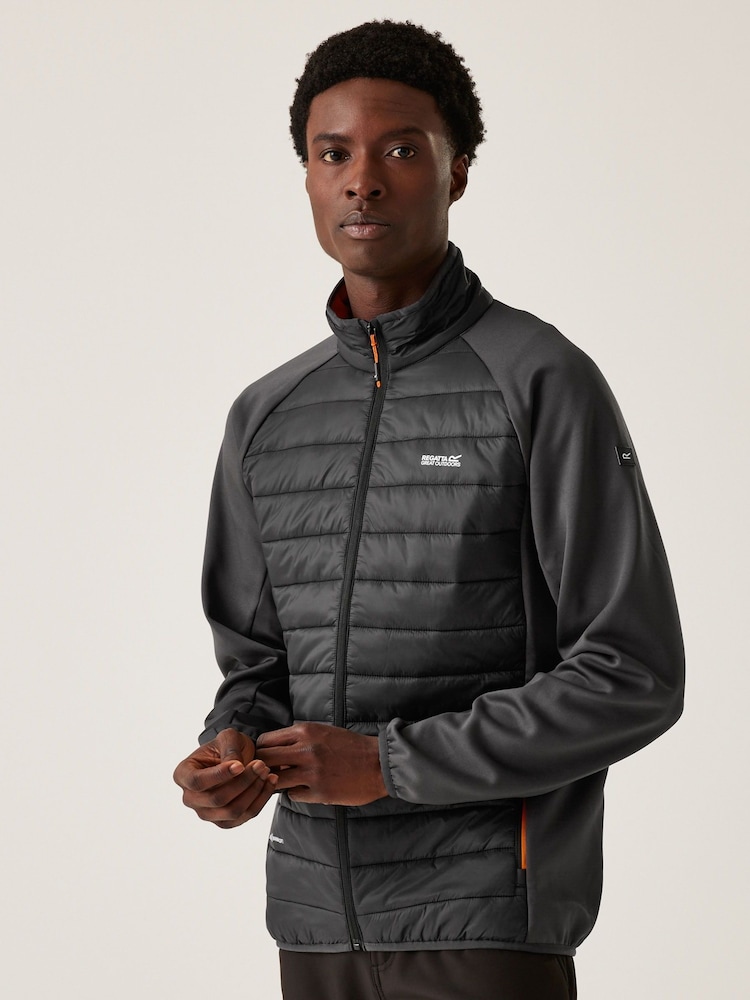 Regatta Grey Mens Clumber IV Hybrid Jacket - Image 1 of 8