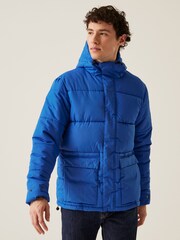 Regatta Blue Mens Falkner Baffled Jacket - Image 1 of 8