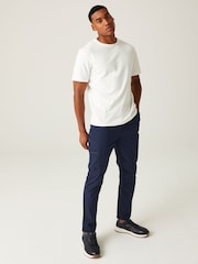 Regatta Blue Mens Dalry Multi Pocket Trousers - Image 3 of 6