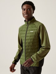 Regatta Green Mens Clumber IV Hybrid Jacket - Image 1 of 9