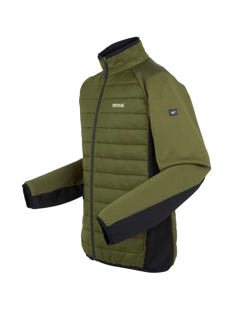 Regatta Green Mens Clumber IV Hybrid Jacket - Image 9 of 9 Regatta Green Mens Clumber IV Hybrid Jacket - Image 9 of 9