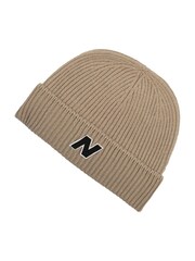 New Balance Cream Winter Watchman Block N Beanie - Image 1 of 3