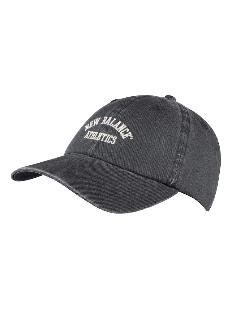 New Balance Black 100% Cotton 6 Panel Seasonal Hat - Image 1 of 3