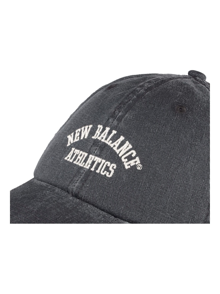 New Balance Black 100% Cotton 6 Panel Seasonal Hat - Image 3 of 3