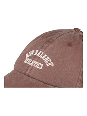 New Balance Brown 100% Cotton 6 Panel Seasonal Hat - Image 3 of 3