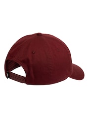 Rojo - Gorra de algodón 100 % con diseño de 6 paneles y broche trasero de New Balance - Imagen 2 de 3