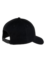 New Balance Black 100% Cotton 6 Panel Structured Snapback Hat - Image 2 of 3
