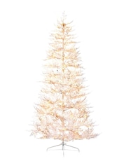 Premier Decorations Ltd Pencil Pine White Christmas 7ft Tree - Image 3 of 5