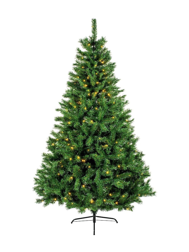 Premier Decorations Ltd 7ft Pre Lit Monlitt Fir Christmas Tree - Image 2 of 5