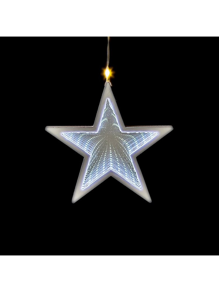 Premier Decorations Ltd 12x12m Infinity Stars V Curtain Warm White Lights - Image 2 of 2 Premier Decorations Ltd 12x12m Infinity Stars V Curtain Warm White Lights - Image 2 of 2