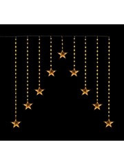 Premier Decorations Ltd 12x12m Infinity Stars V Curtain Warm White LED Lights - Image 1 of 1